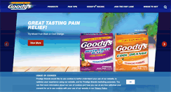 Desktop Screenshot of goodyspowder.com
